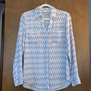 Unique Eiffel Tower Print Express Dress Shirt